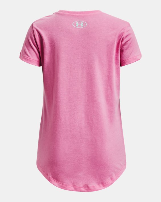 Girls' UA Softball Graphic T-Shirt, Pink, pdpMainDesktop image number 1